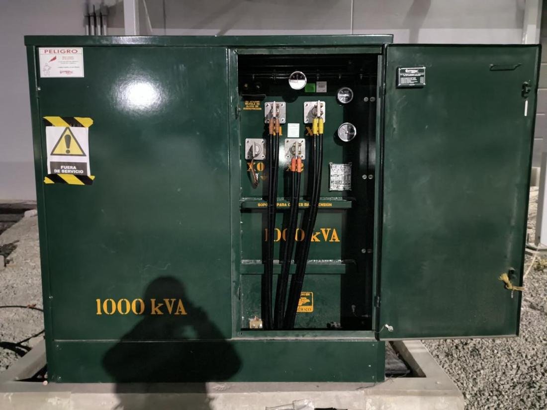 Transformador tipo pedestal de 1000 kVA